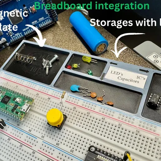 The Ultimate Breadboard Experiment Platform by Charlie NOËL - MakerWorld