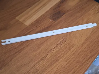 Strip to hold 8mm led strip (screw optional)