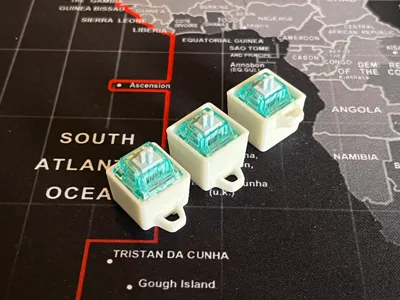 Keycap Fidget Keychain