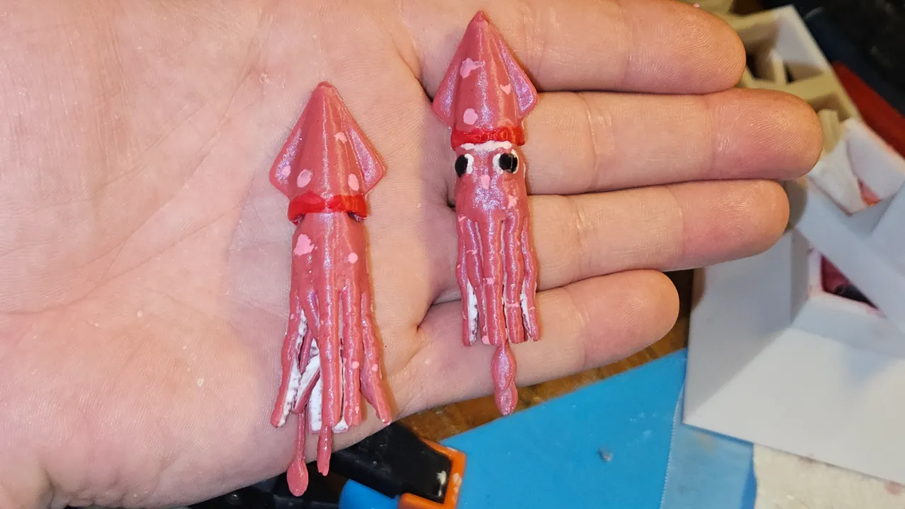 Silicone Casting Mold for Jiggly Squid Earrings view 4