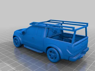Ford F150 Work Truck with Ladder Rack N-Scale