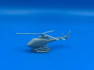 Helicopter AS350 N Scale