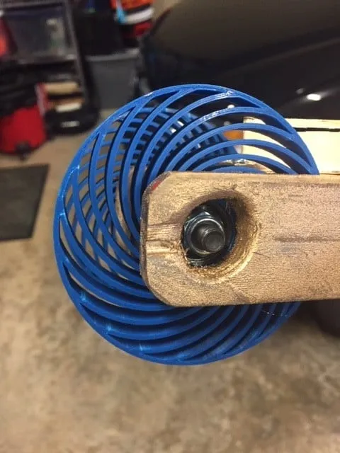 Fibonacci Wheel with Skate Bearing