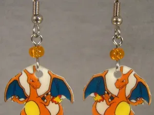 Charazard earring