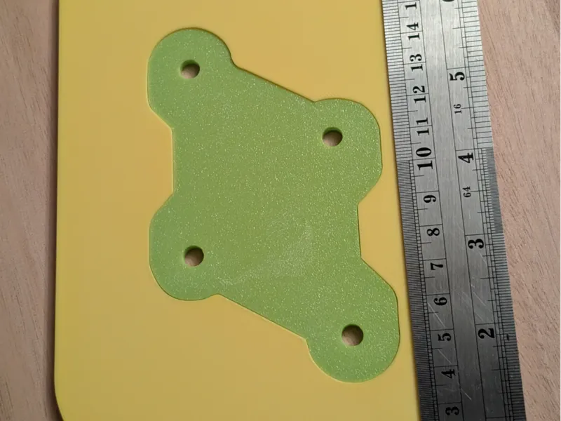 Guitar 4 Knob Cavity Routing Template