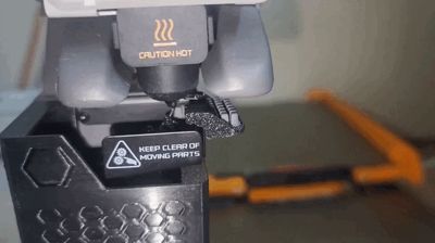 Clean the heat nozzle