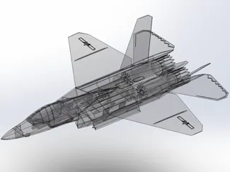 中国空军隐身舰载机歼35J35原创1：70比例战斗机模型