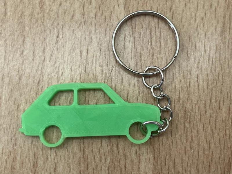 Keychain Fiat 126 FSM Fiat 126p maluch