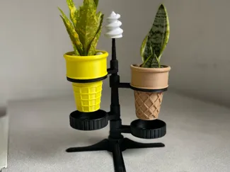 Scoop & Bloom Ice Cream Planter