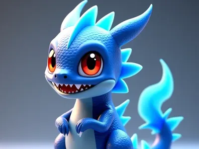 Adorable Little Dragon, First Try