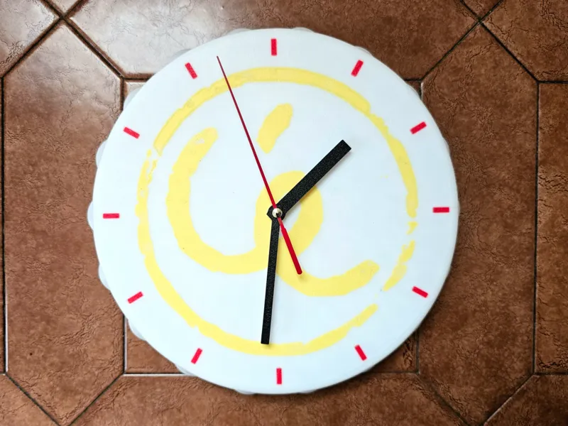 Ceres bottle cap shape wall clock