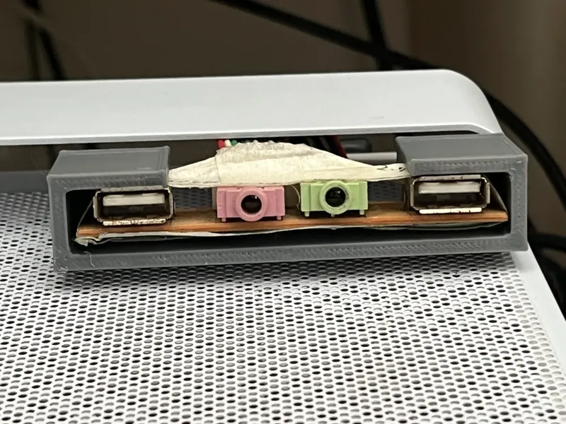 机箱前面板IO接口模组绝缘罩Computer case front IO module shield