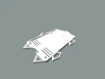 Raspberry Pi 3B+ attachment points for power bank 