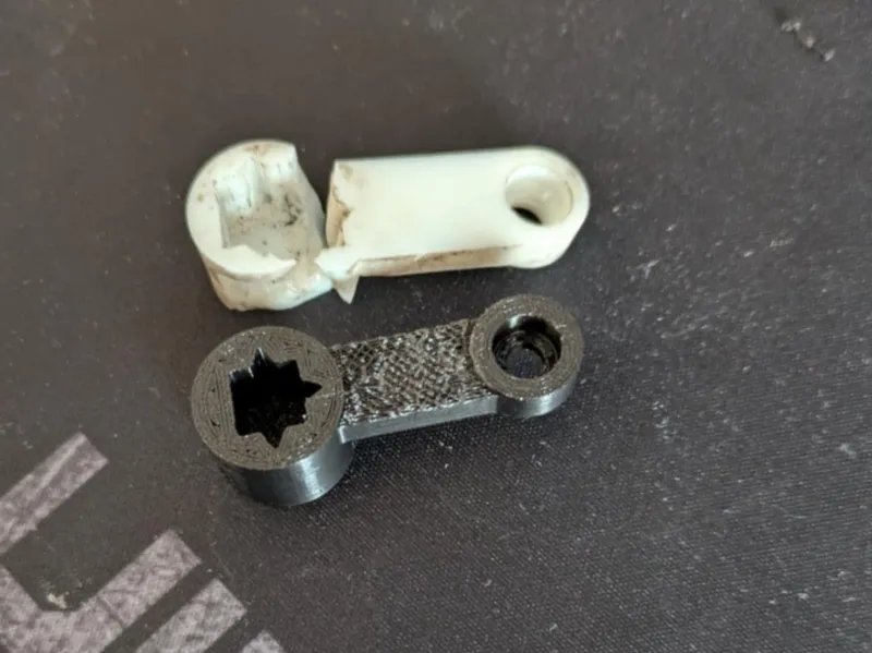 Ford fiesta  airflow adjustment lever