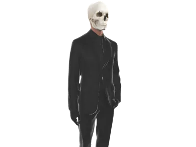 Gentleman Skull in a Suit