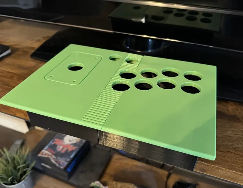 Arcade Joystick Box 8 Button Snap On Lid v2