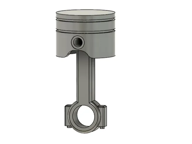 Piston keychain