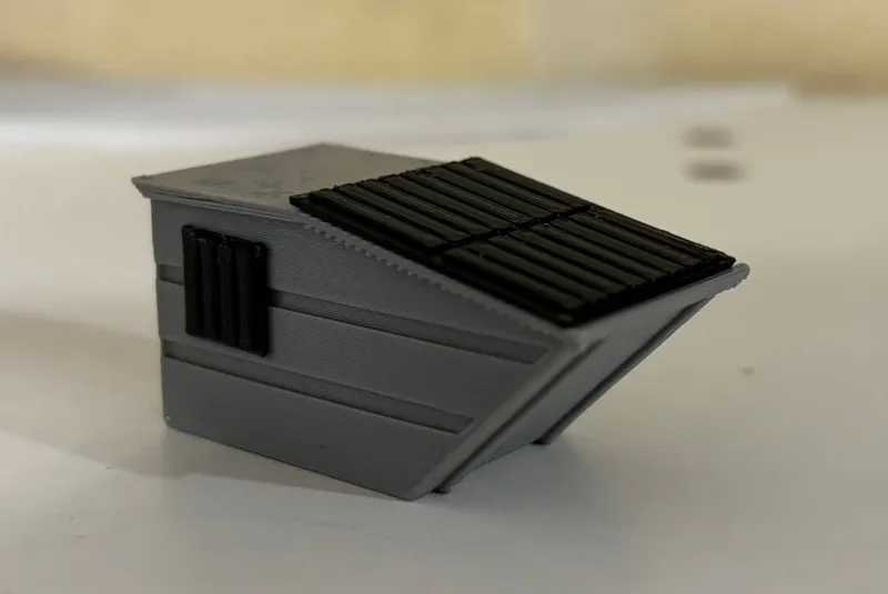 Rear load dumpster / Vippecontainer - 1/87