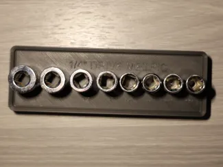 GRIDFINITY 1/4" DRIVE METRIC 5MM-12MM CRESCENT