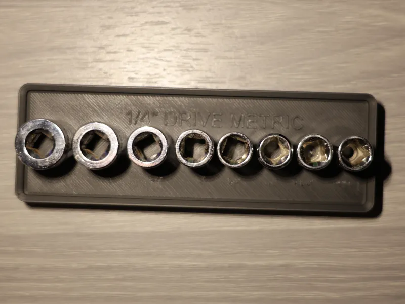 GRIDFINITY 1/4" DRIVE METRIC 5MM-12MM CRESCENT