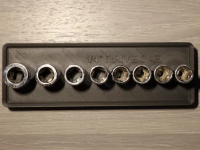 GRIDFINITY 1/4" DRIVE SAE 3/16" TO 7/16" CRESCENT
