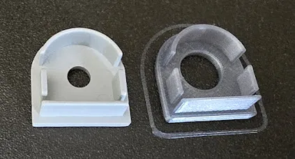 Sowilo aluminum channel endcaps