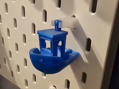 Minimal Ikea Skadis single Benchy holder
