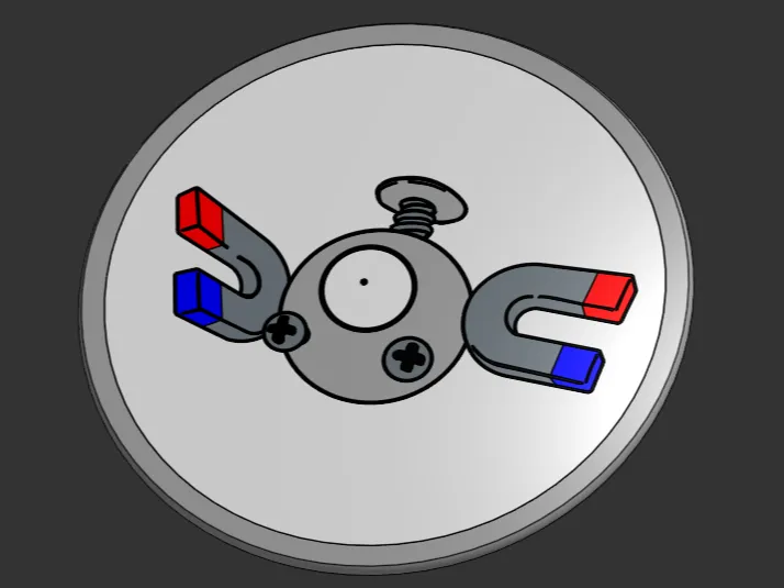 Magnemite Coaster