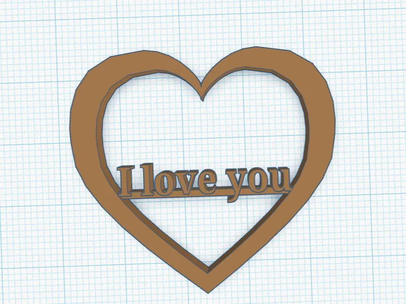 heart "I love you"