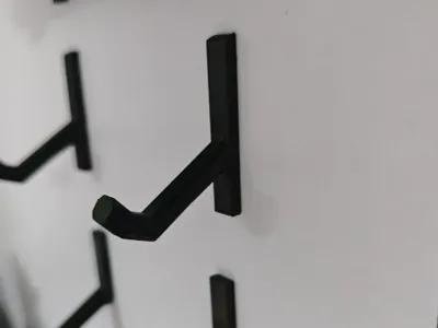 Wall-mounted hook rack