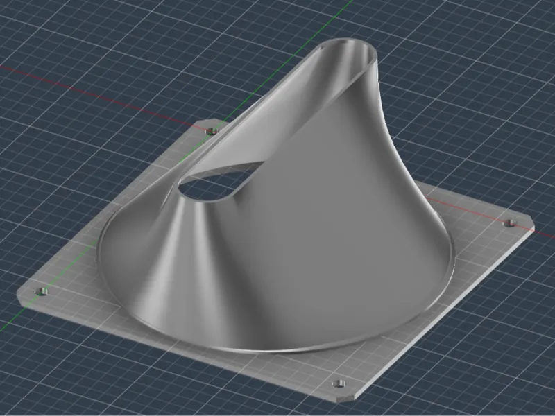 120mm fan duct