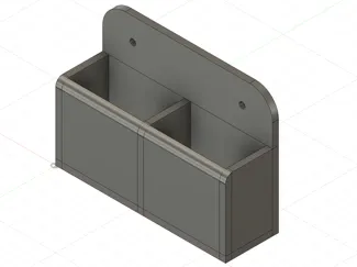 2 Remotes Wall Mount Holder