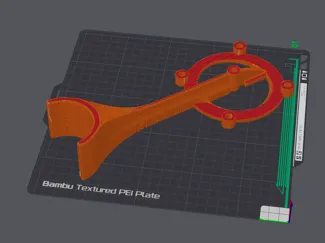Leg for temperature sensor