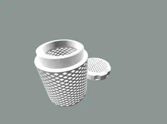 silica container for spool