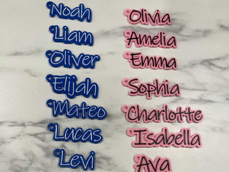 Name Keychains