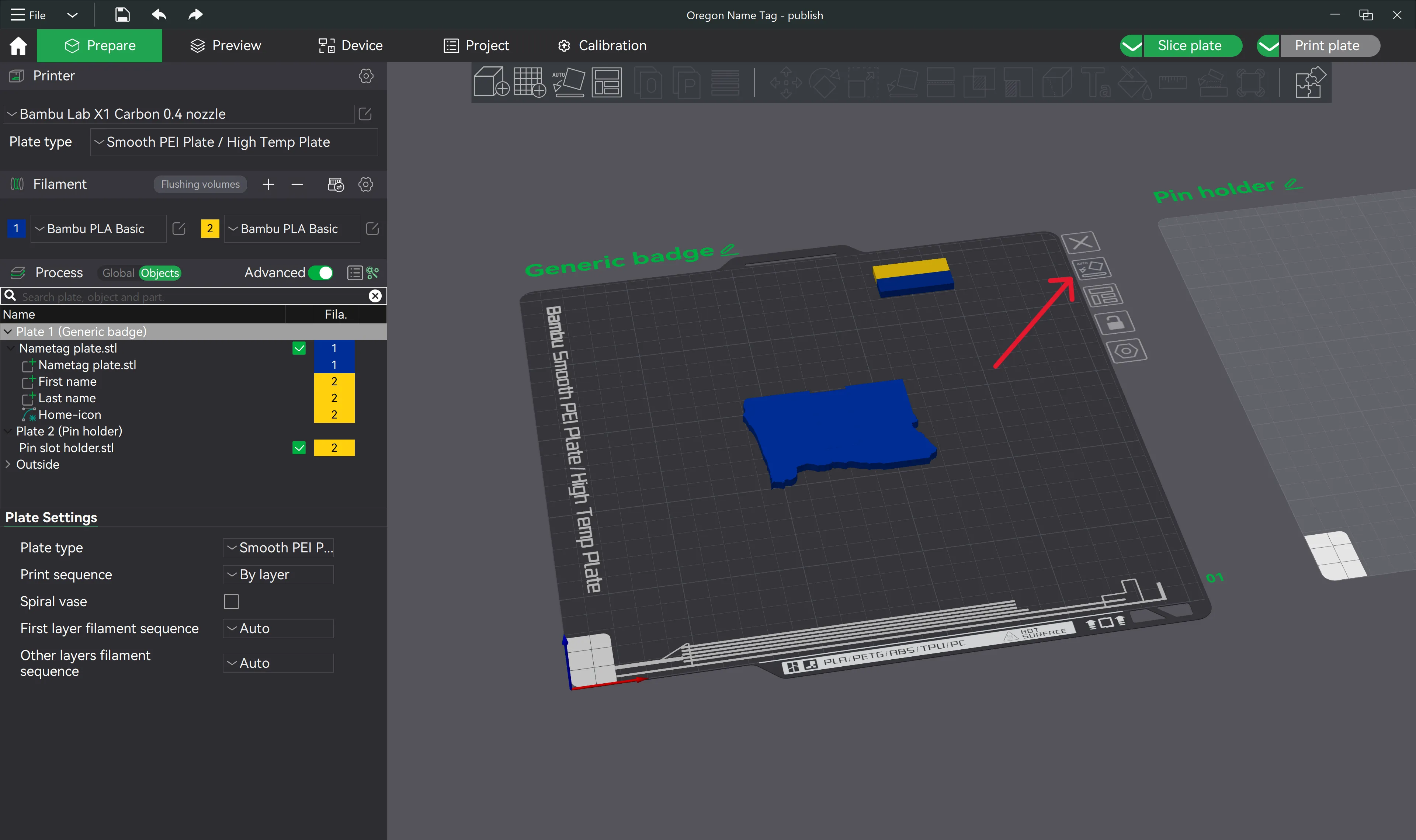 Auto-orient the model to flip it over for ideal printing