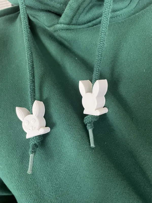 Easter Bunny Drawstring Beads