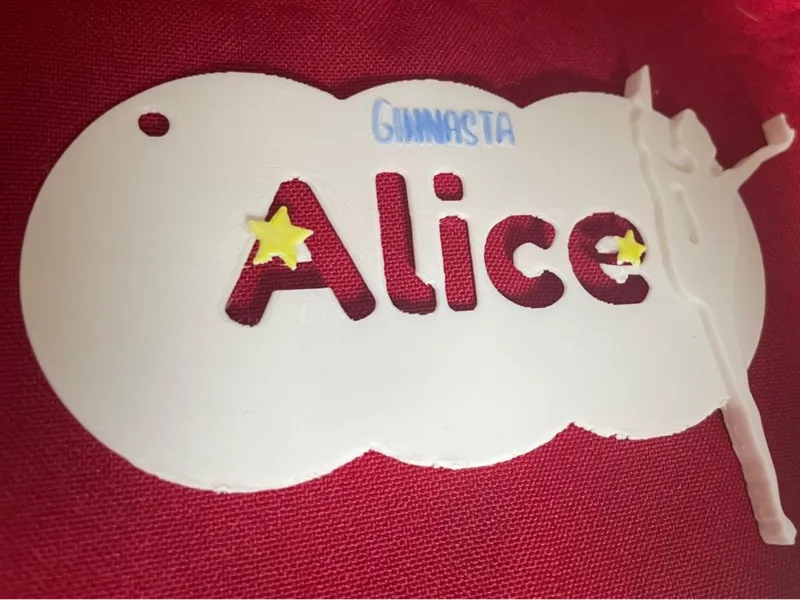 Alice name key ring - Portachiavi nome Alice