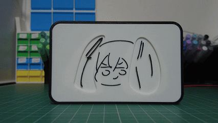テレパシ（心理感应）版简笔画初音可动模型