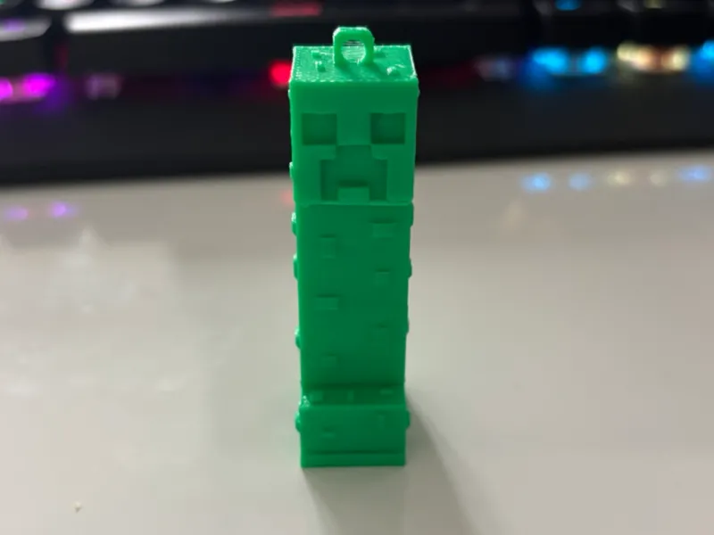 Minecraft Creeper - Keychain