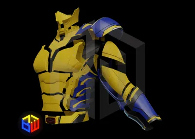 Wolverine Textured Suit Upper Half by Budwin MakerWorld: Download Free ...