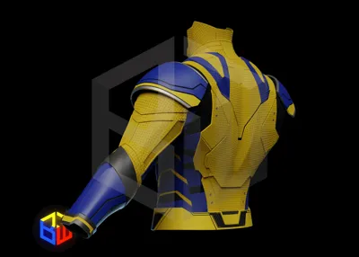 Wolverine Textured Suit Upper Half by Budwin MakerWorld: Download Free ...