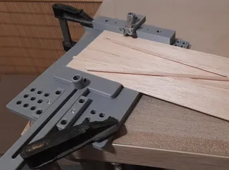 Balsa stripper with support