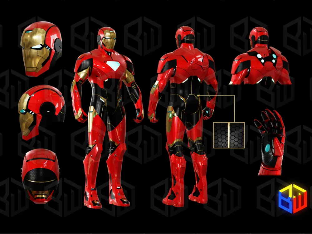Iron Man Model 64 Armor - Free 3D Print Model - MakerWorld