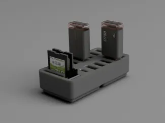 Gridfinity USB/SD Holder - 2x1