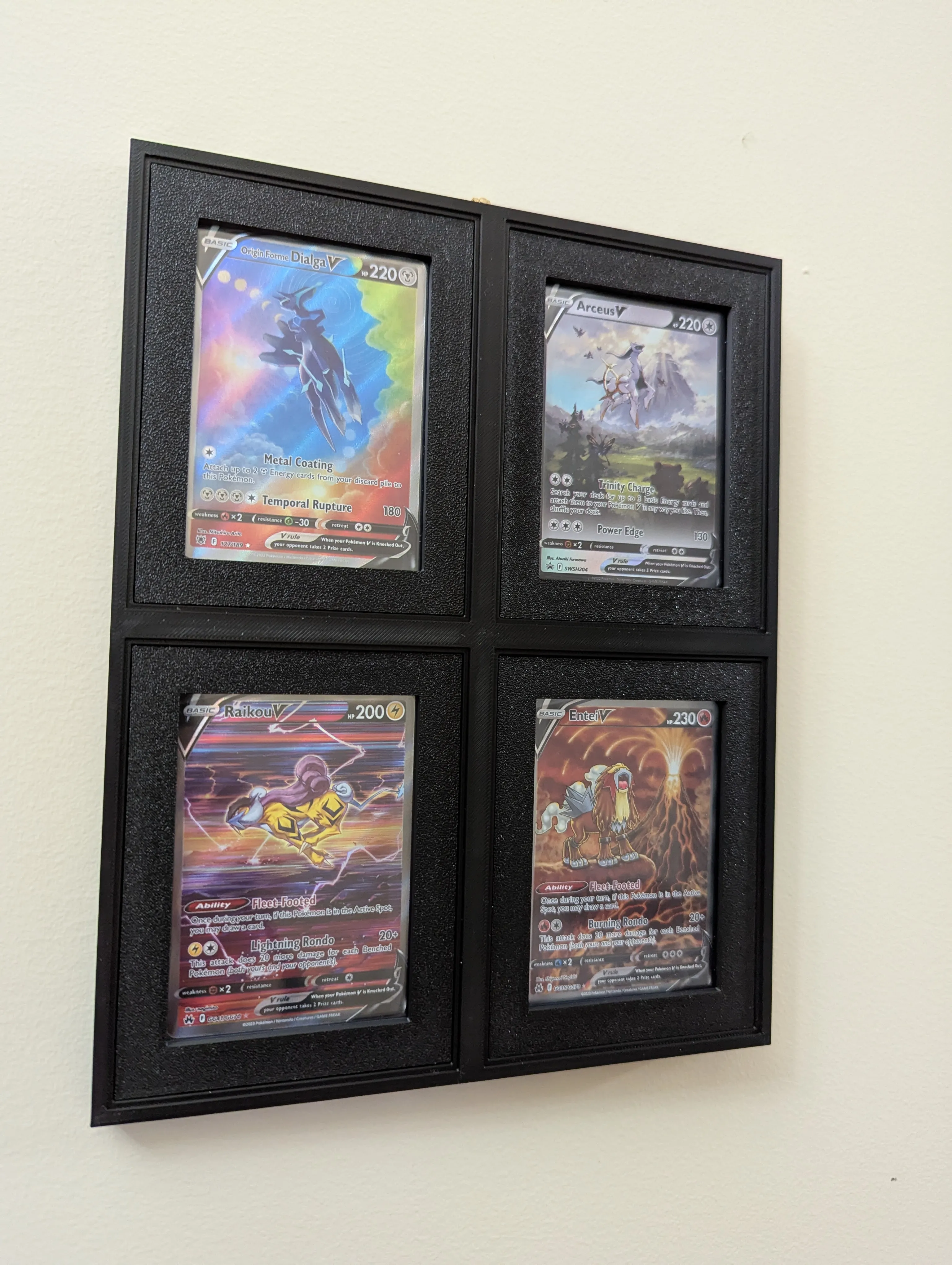 Toploader Wall Frame - 4x TCG Card Holder - Free 3D Print Model - MakerWorld Toploader Wall Frame - 4x TCG Card Holder - Free 3D Print Model - MakerWorld