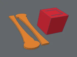 Percussion cube