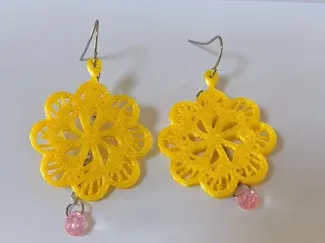 八瓣花耳坠