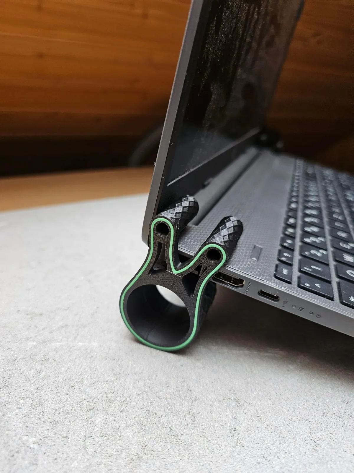 Inlay In Riser Laptop Riser with Design Inlays - Free 3D Print Model - MakerWorld