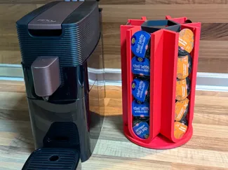 K-Fee und Expressi Kaffeekapsel Regal 25 Stück
